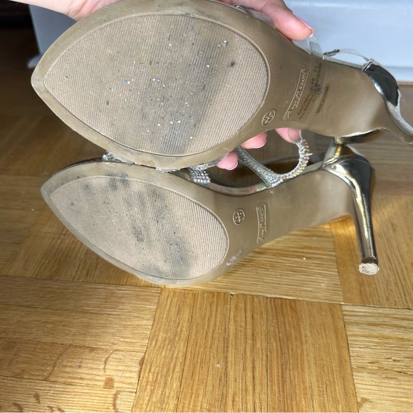 Rainbow Rhinestone Stilettos Cocktail Wedding Shoes - Picture 7 of 7